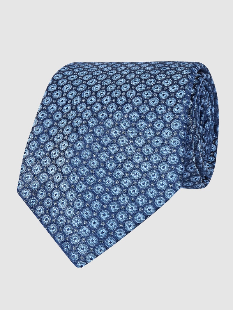 Krawatte aus Seide (7 cm) in bleu