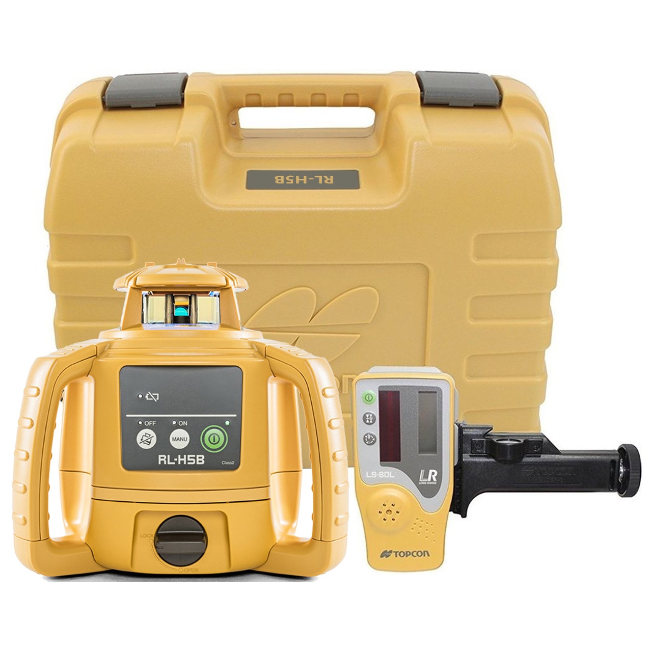 Topcon 1021200-72 RL-H5B + LS-80X Construction Laser + Receiver - Professional Construction Laser