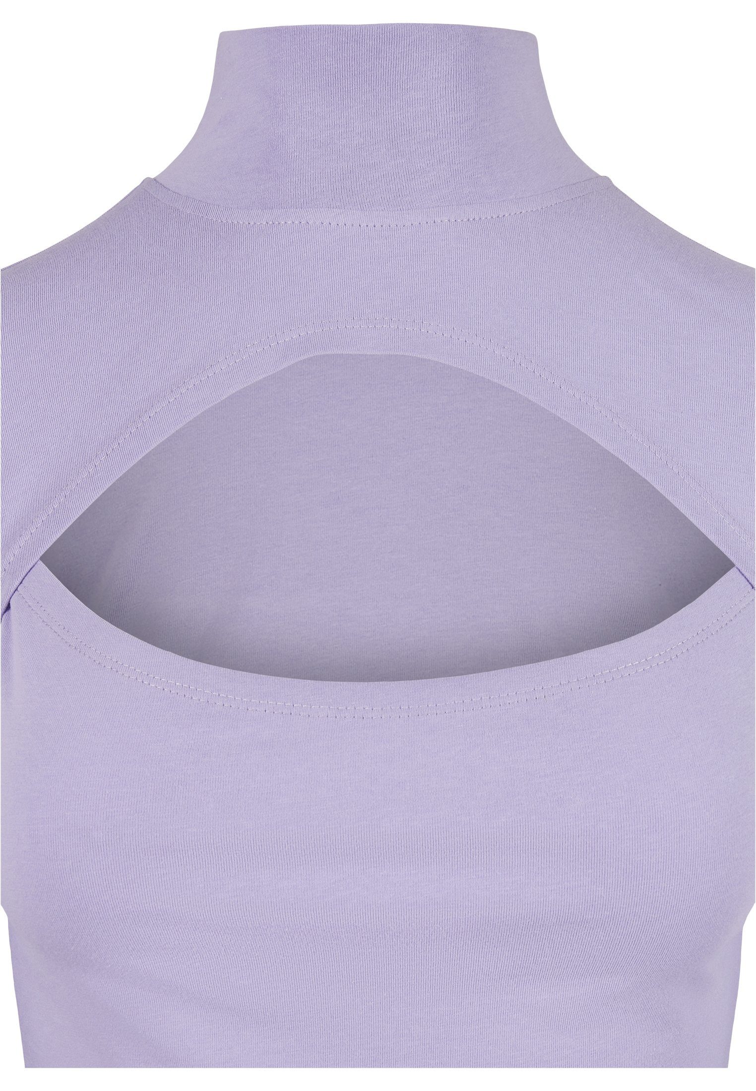 URBAN CLASSICS Langarmshirt Damen Ladies Cut-Out Turtleneck Longsleeve (1-tlg)