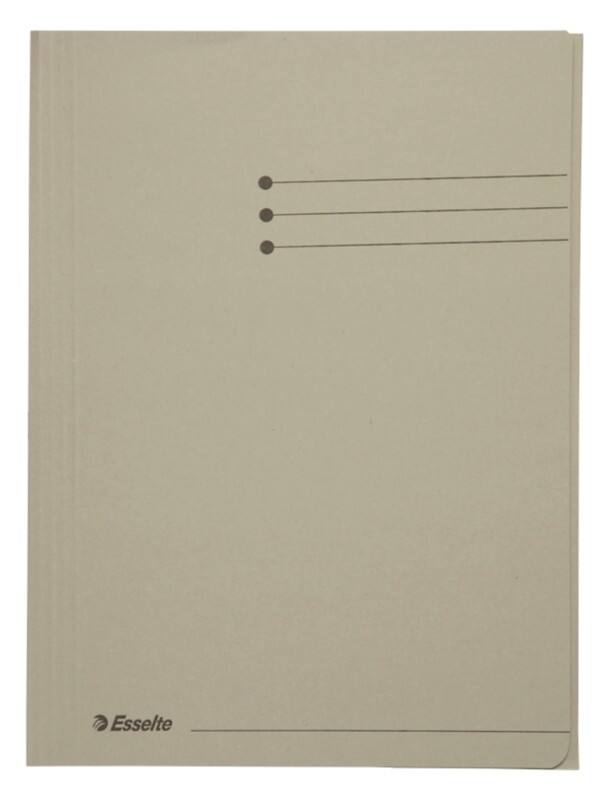 Esselte Manilla Jurismappe 1033307 DIN A4 Grau Recycelter Karton 250 Blatt 24 x 31,8 x 2 cm 50 Stück