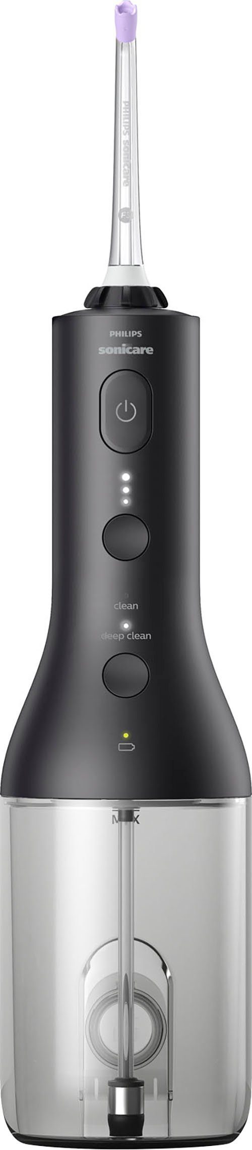 Philips Sonicare Munddusche kabelloser Power Flosser 3000 HX3826, Aufsätze: 2 St., Quad Stream-Technologie, 2 Modi für die Reinigung, 3 Intensitätsstufen