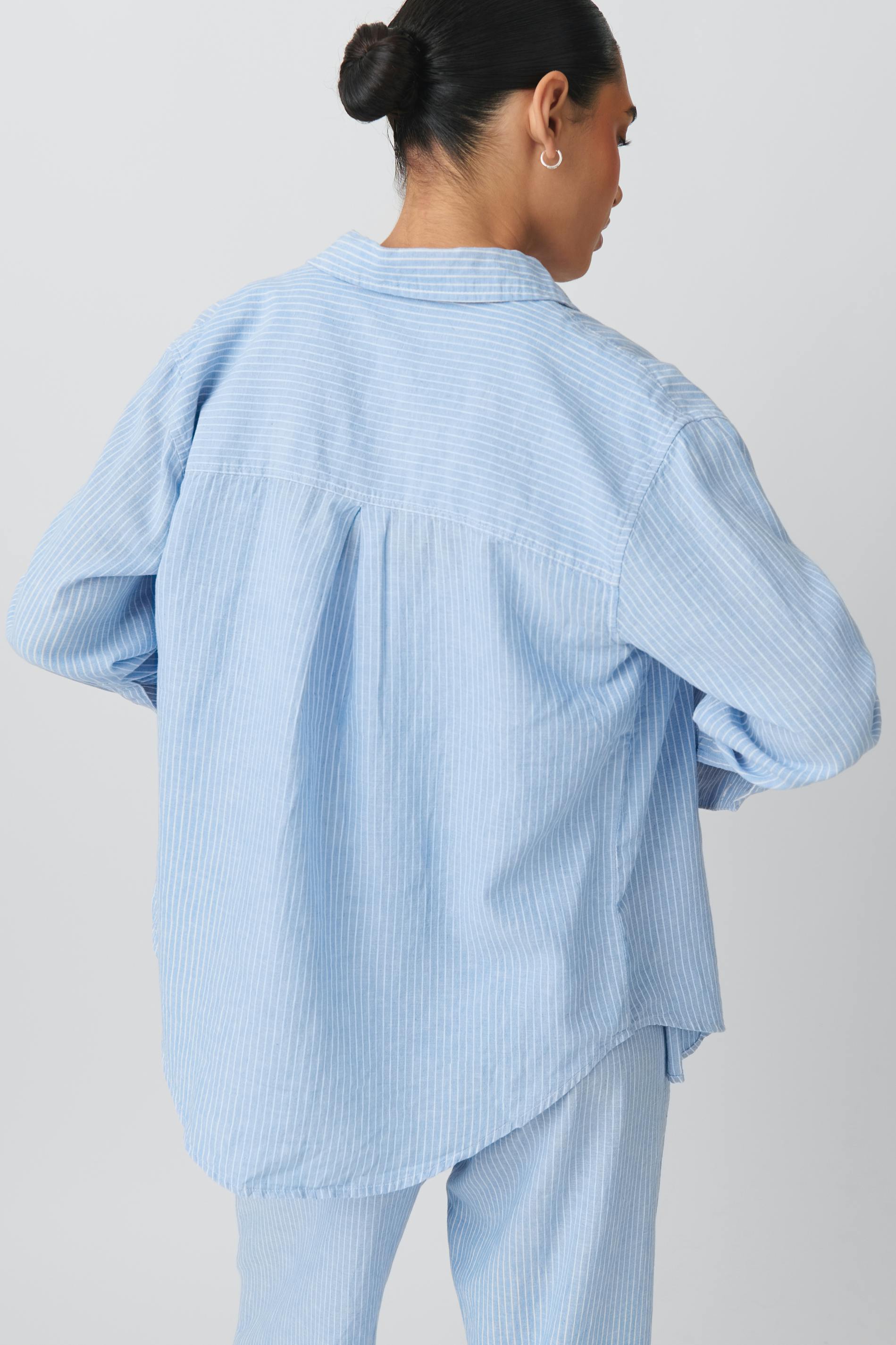Linen blend shirt