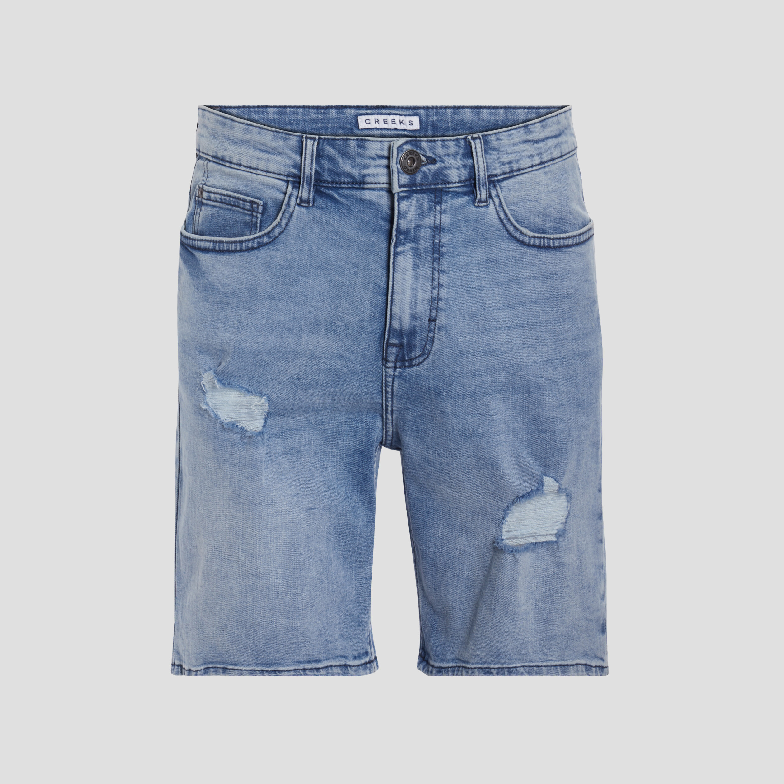 Short regular en jean denim triple stone homme | La Halle