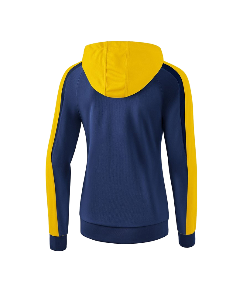Erima Liga 2.0 Kapuzenjacke Damen Blau Gelb