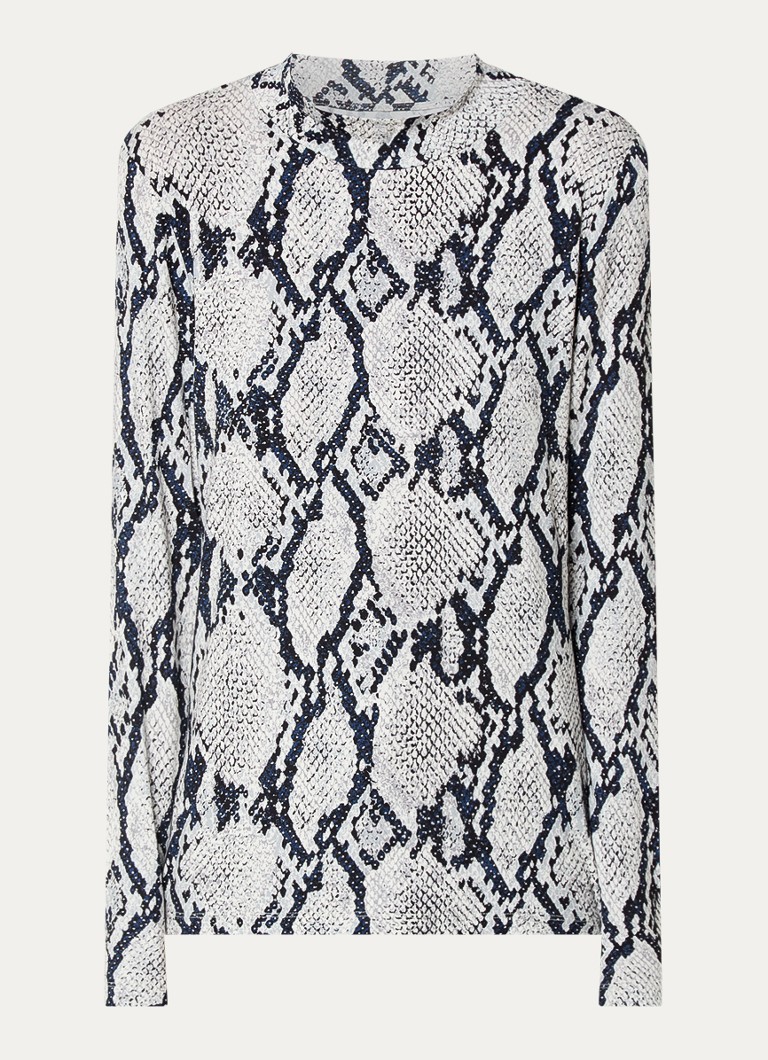 Gerry Weber Top with print and stand-up collar