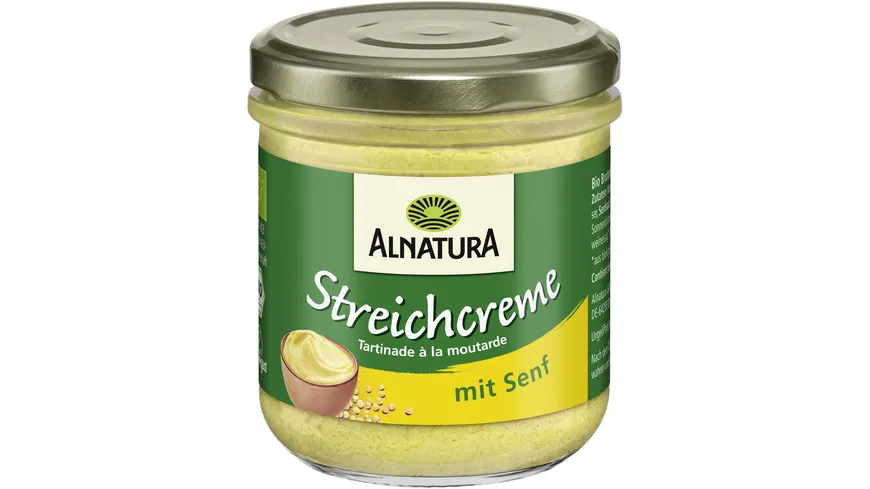 Alnatura Bio Streichcreme Senf 180 g