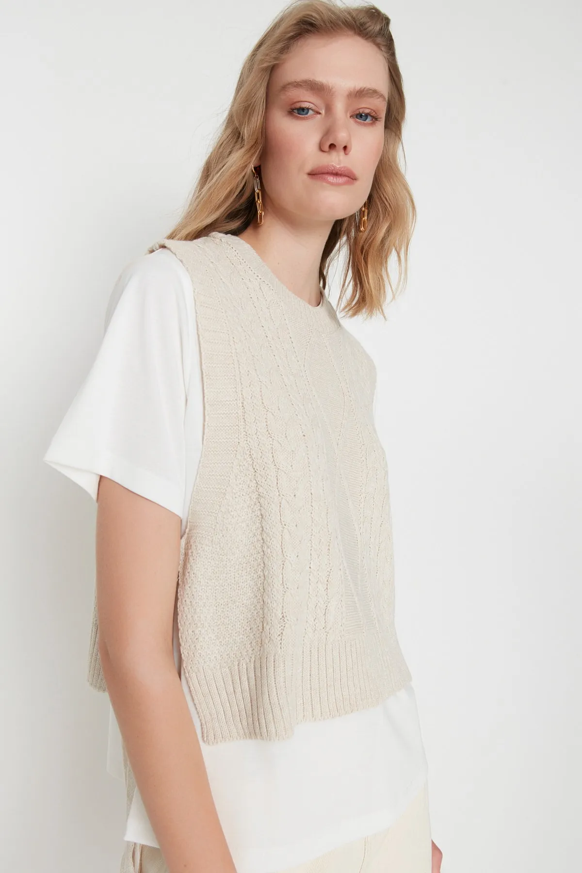Trendyol Collection  Stone Crop Strickpullover TWOAW22SV0058