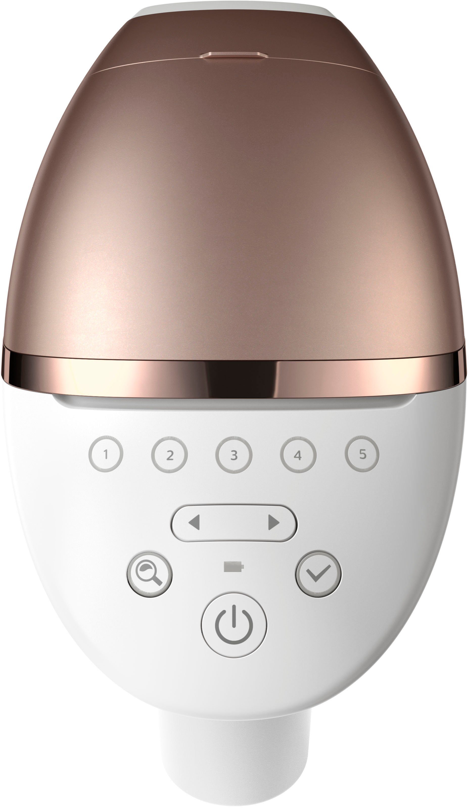 Philips IPL-Haarentferner Lumea S9000 BRI955/00, 450.000 Lichtimpulse, 3 Aufsätze (Körper, Gesicht und Präzisionsaufsatz), kabellos