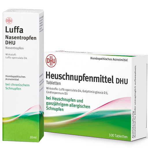 Heuschnupfenm Luffa Nasentropfen DHU Sparset  1 St  Kombipackung