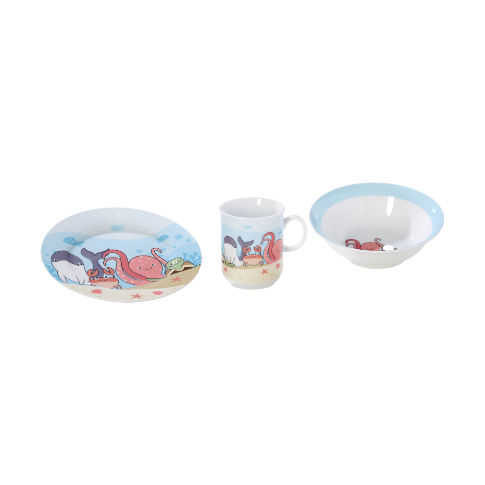 Kindergeschirr-Set Unterwasserwelt