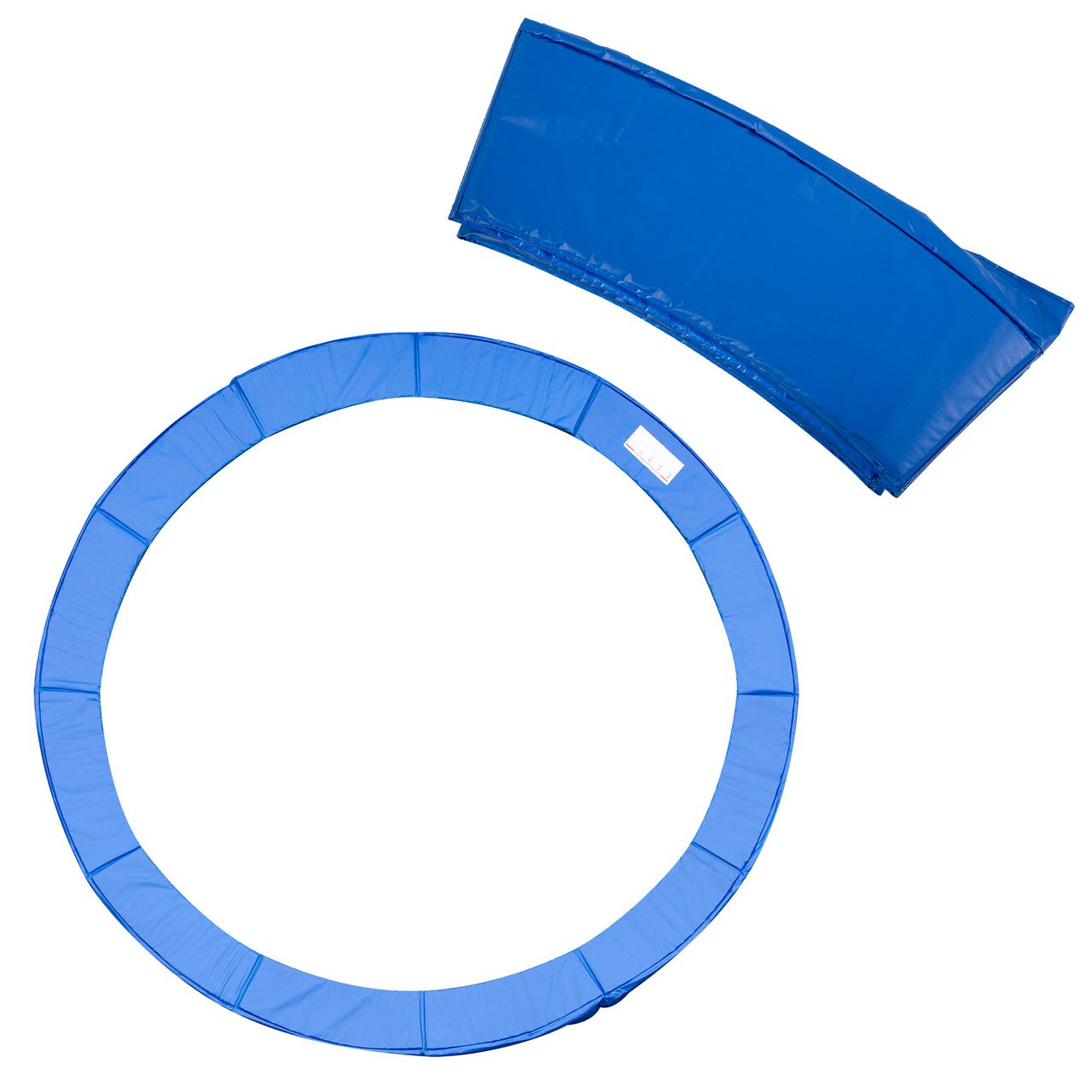 HOMCOM Trampolin Sicherheitsnetz 8ft 10ft 12ft 15ft Randabdeckung: Ø366 cm-Blau (Trampolin nicht inbegriffen)