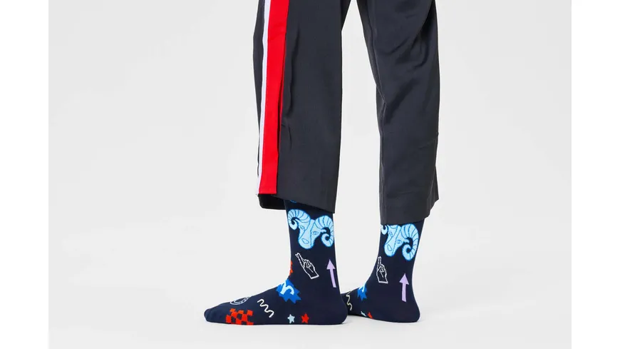 Happy Socks Unisex Socken Aries orange