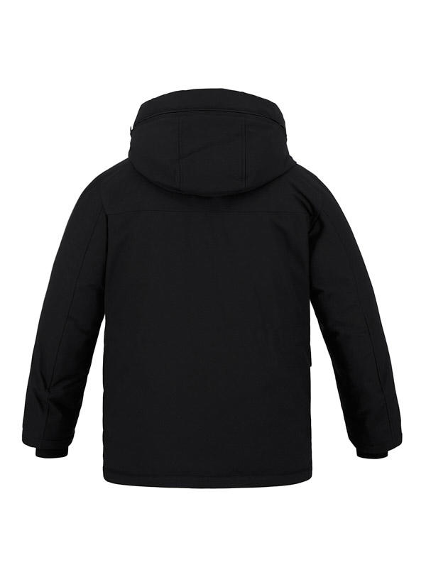 WOOLRICH, Daunenparka Arctic, Mikrofaser Magnettechnologie, schwarz