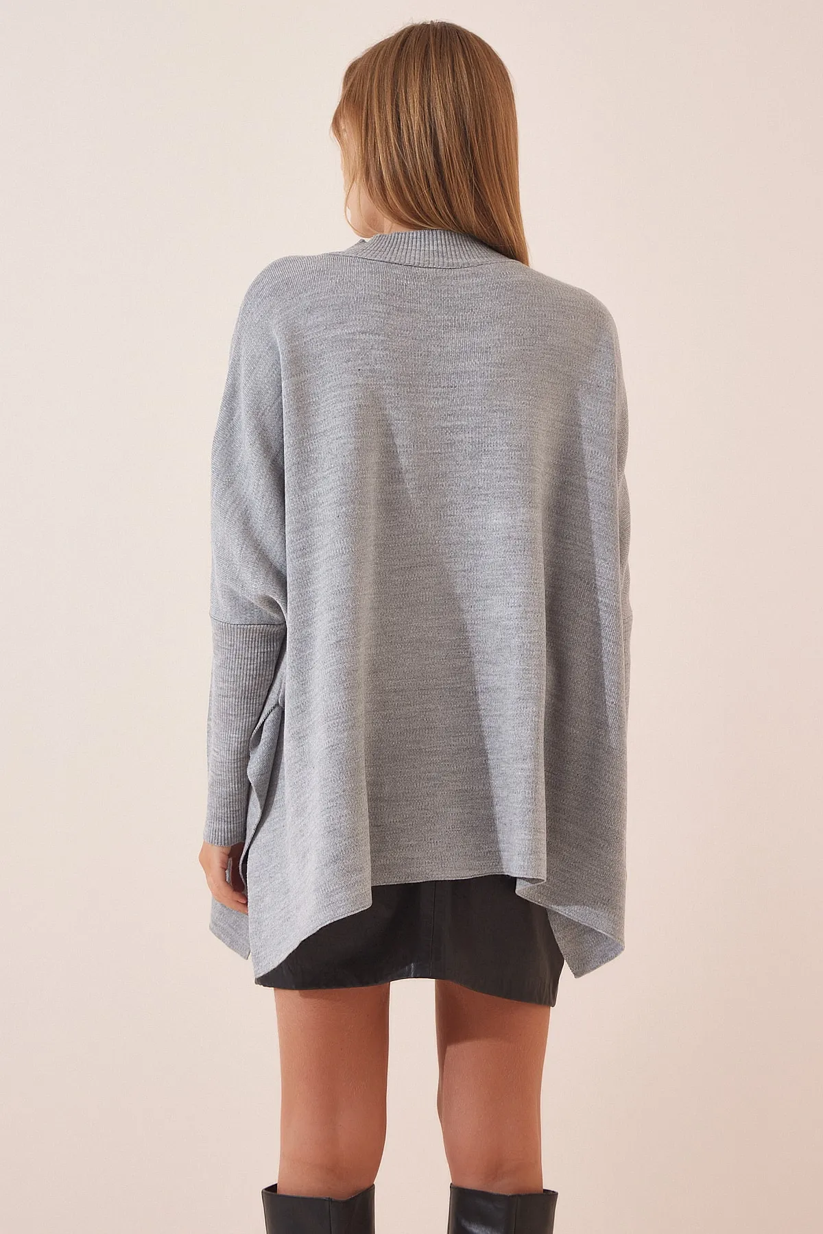 Happiness İstanbul  Pullover - Grau - Oversized