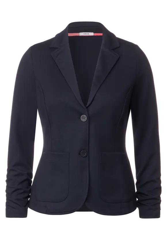 CECIL Sweatblazer mit Raffung