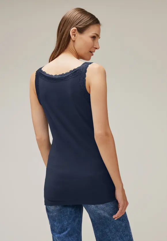 Street One Top mit Spitzendetail