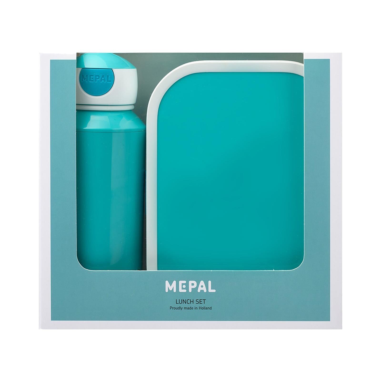 Mepal Lunchbox Campus Lunchset 400 ml + 700 ml 2er Set, Acrylnitril-Butadien-Styrol (ABS), (2-tlg), spülmaschinenfest, nicht gefrierfachgeeignet, nicht mikrowellenfest
