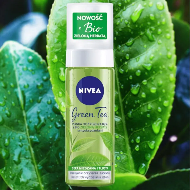 Nivea žaliosios arbatos valomosios putos
