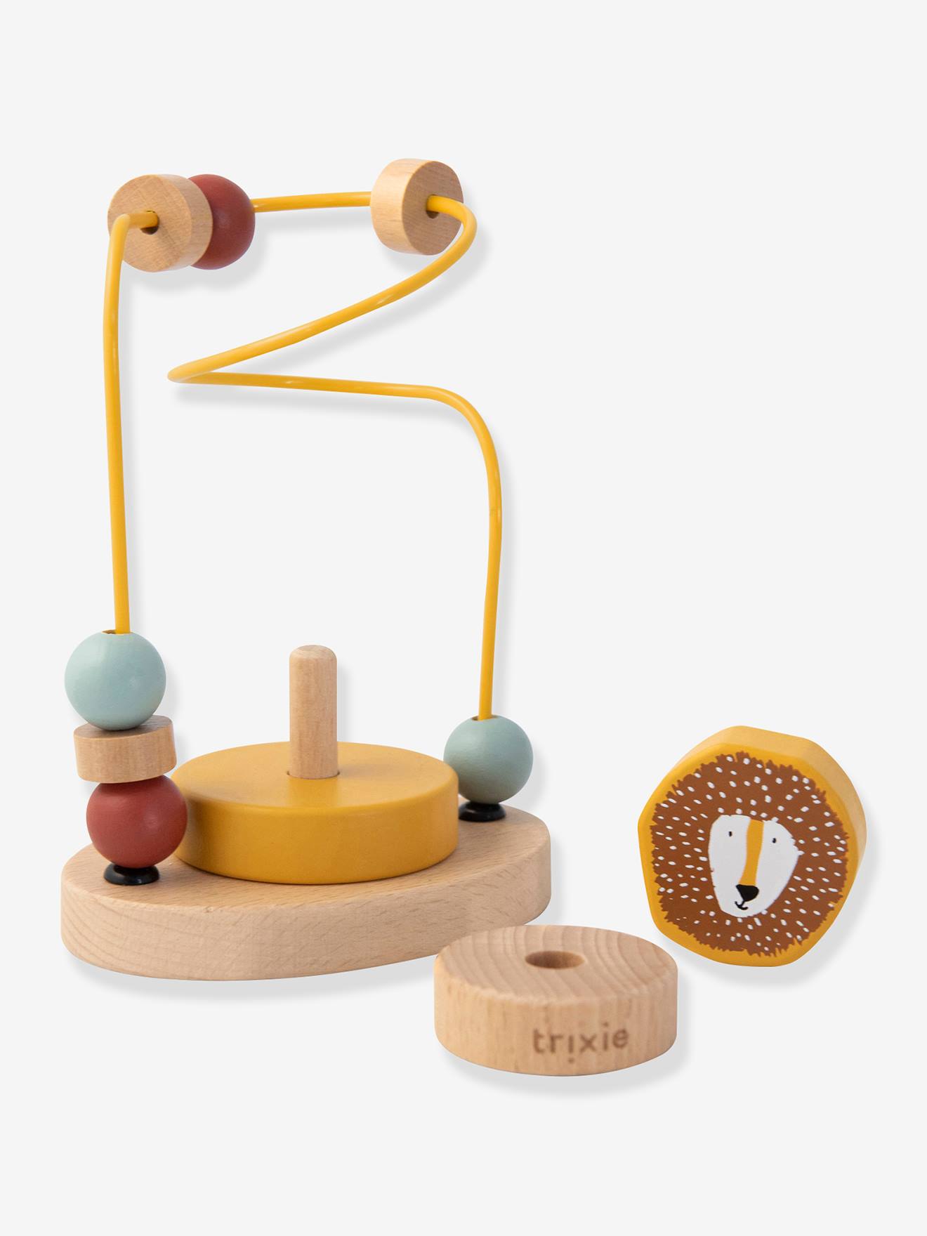 Trixie Baby Motorikschleife mit Holzperlen TRIXIE - orange