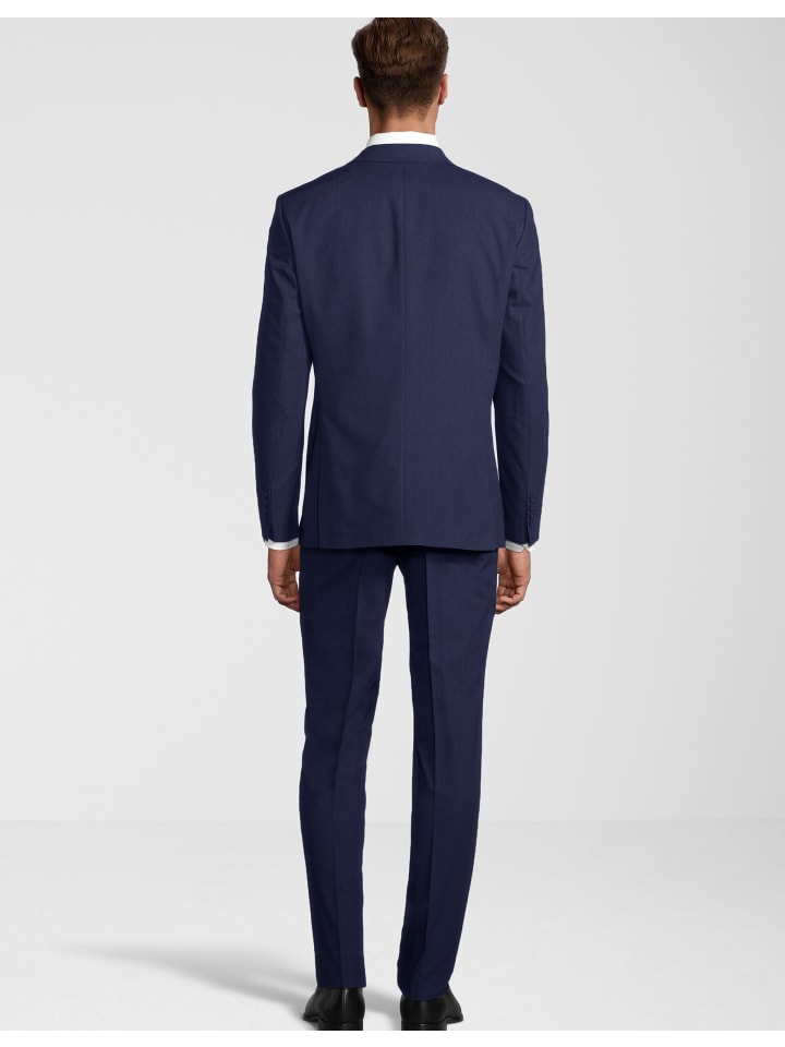 Steffen Klein Anzug Slim-Fit in blau günstig kaufen