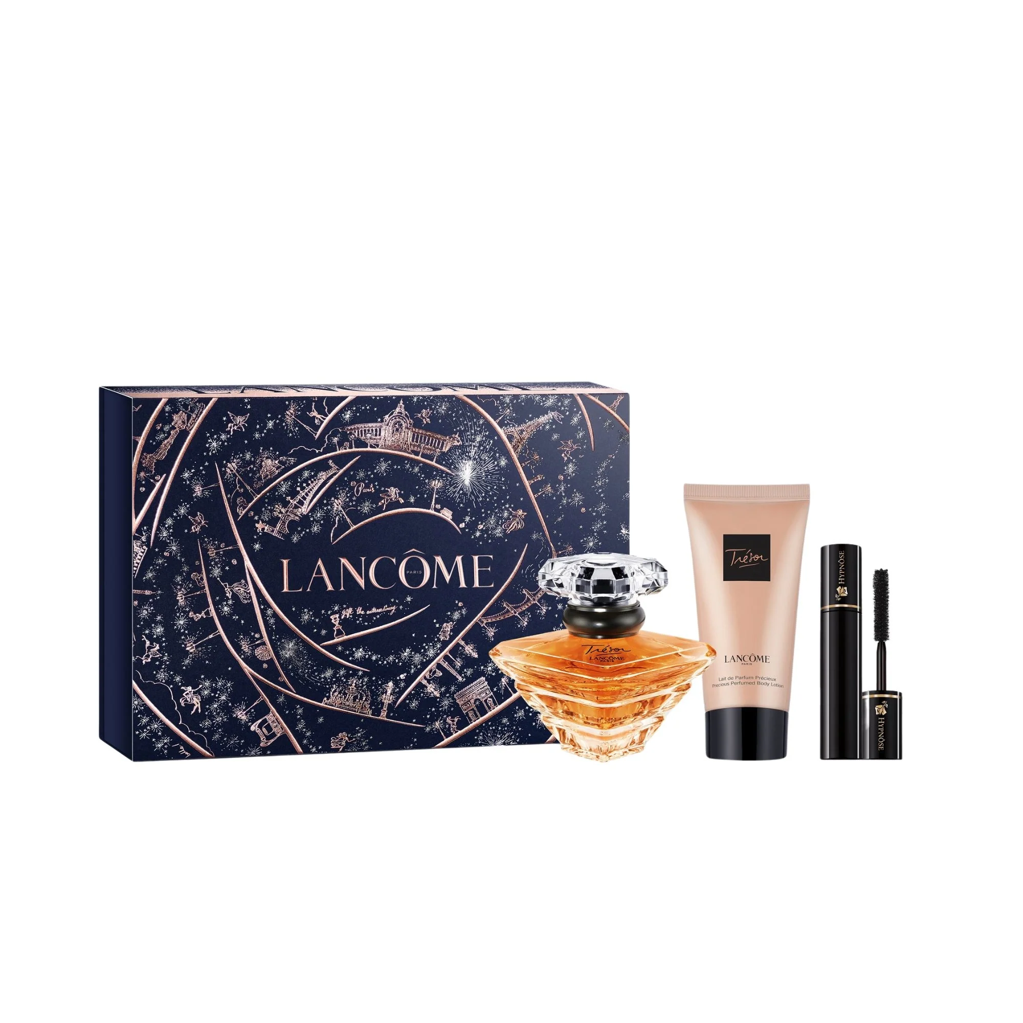 Conjunto de presente Trésor Eau de Parfum - Conjunto de presente de perfume feminino, Eau de Parfum
