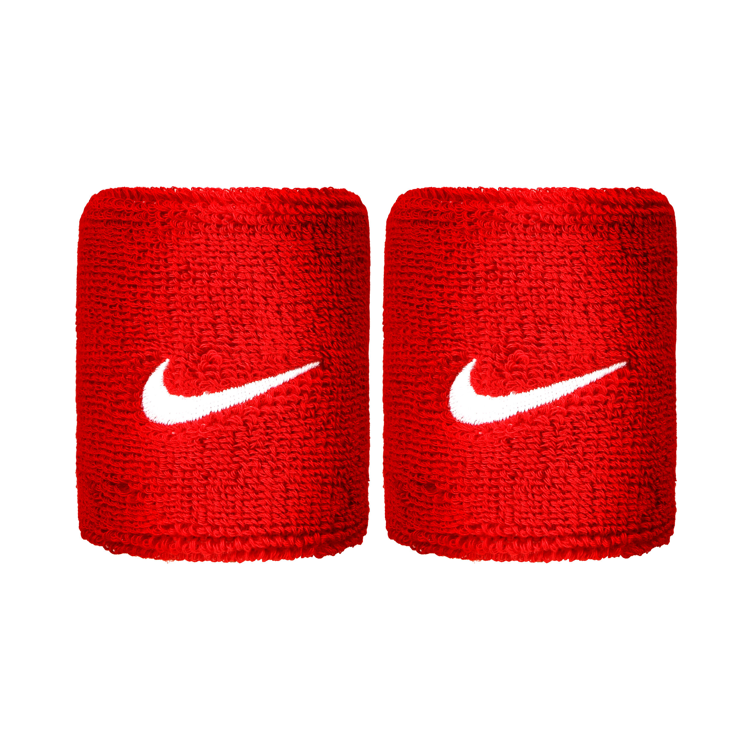 Swoosh Schweißband 2er Pack - Rot, Weiß