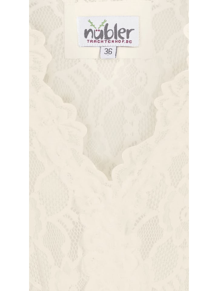 Nübler Dirndlbluse 3/4 Arm Laura in Creme günstig kaufen