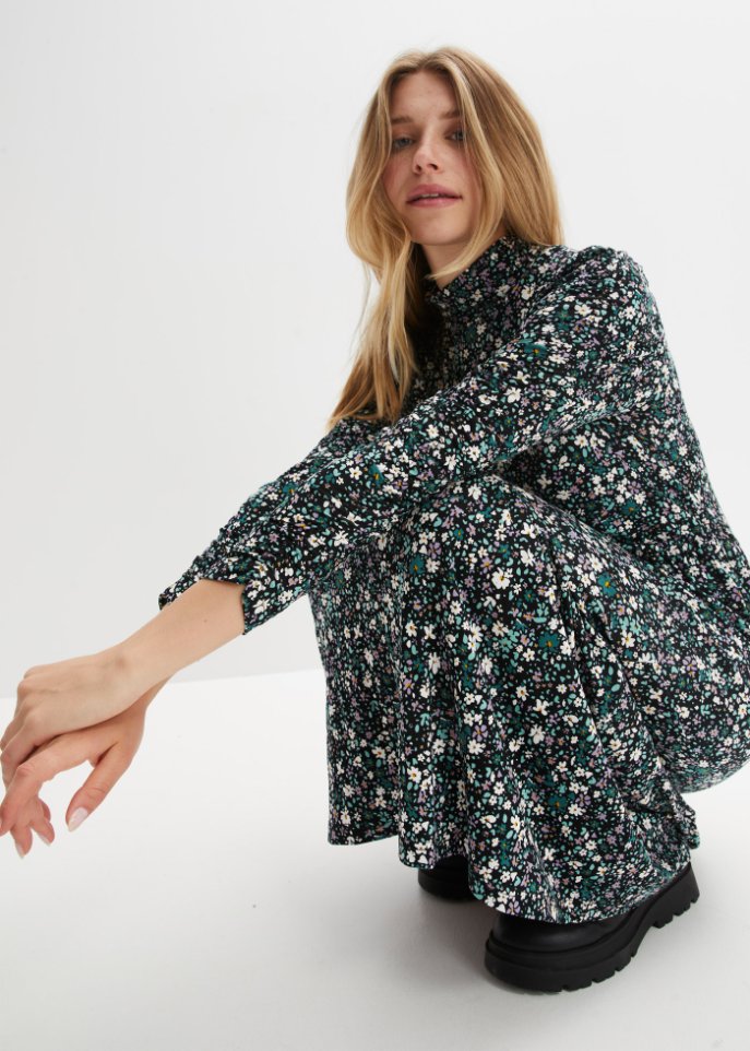 Midikleid aus Jersey
