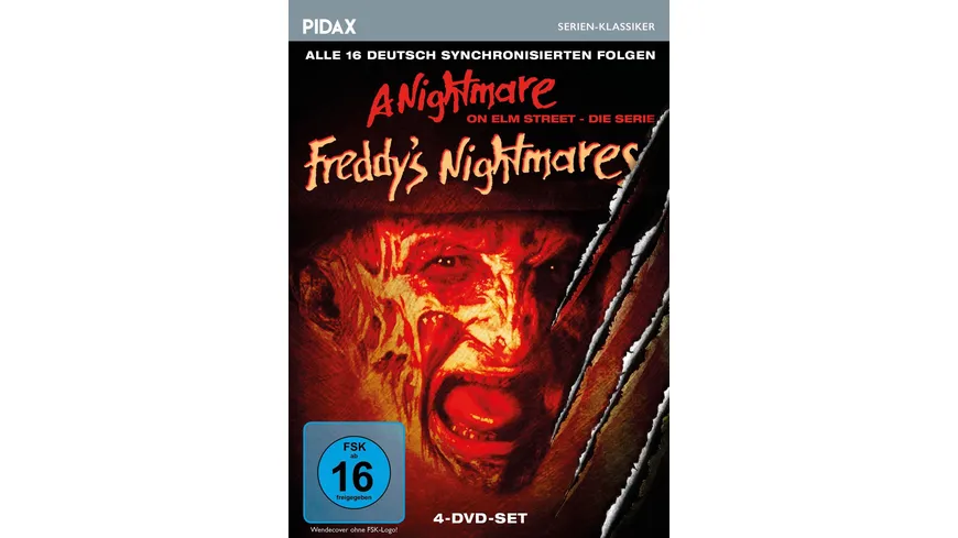 Freddy's Nightmares - A Nightmare on Elm Street - Die Serie/16 deutsch synchronisierte Folgen (Pidax Serien-Klassiker) [4 DVDs]