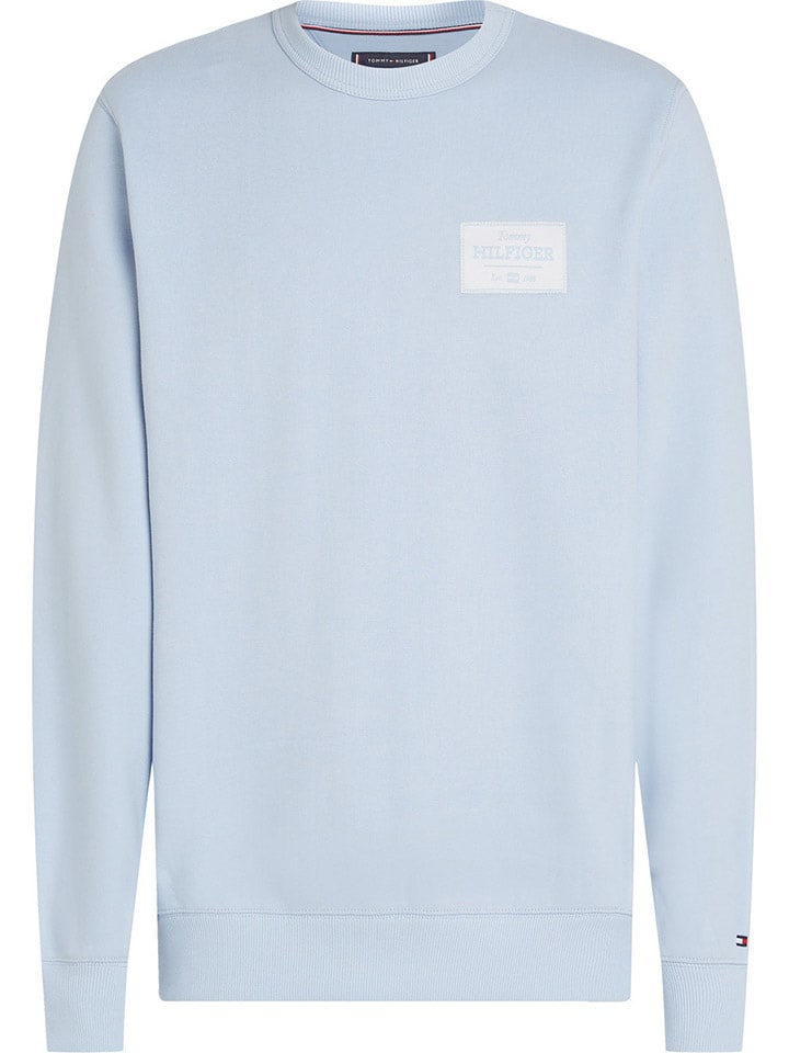 Tommy Hilfiger Sweatshirt in Hellblau günstig kaufen