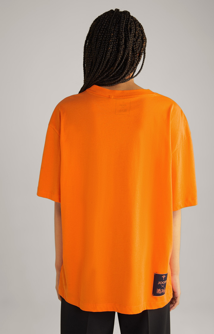 Unisex-Baumwoll-T-Shirt in Neonorange