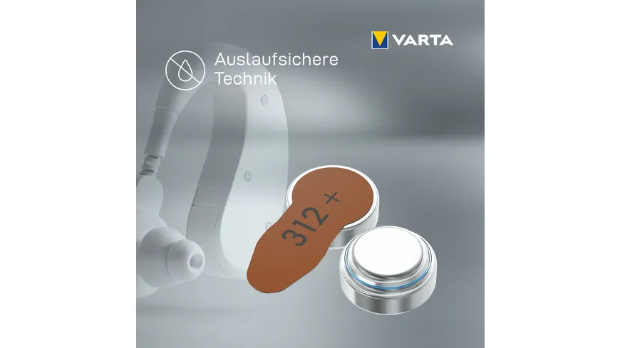 VARTA Hearing Aid  Batteries 312 Blister 6er
