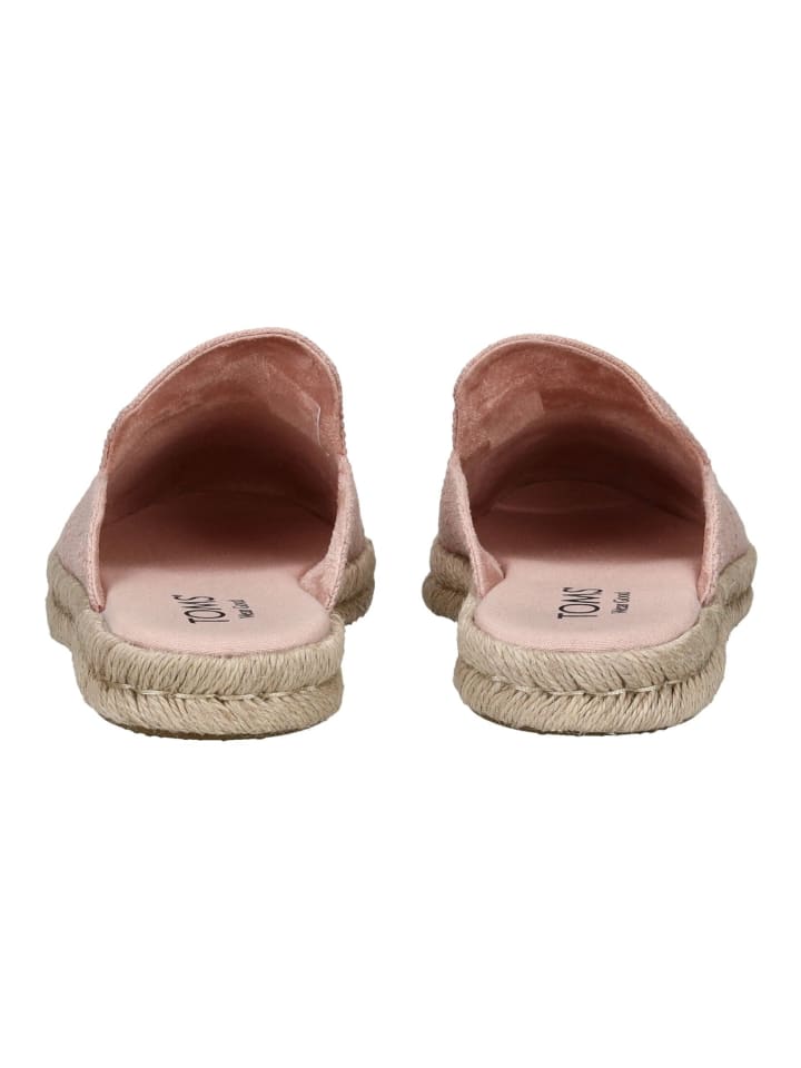TOMS Pantoletten in Pink günstig kaufen