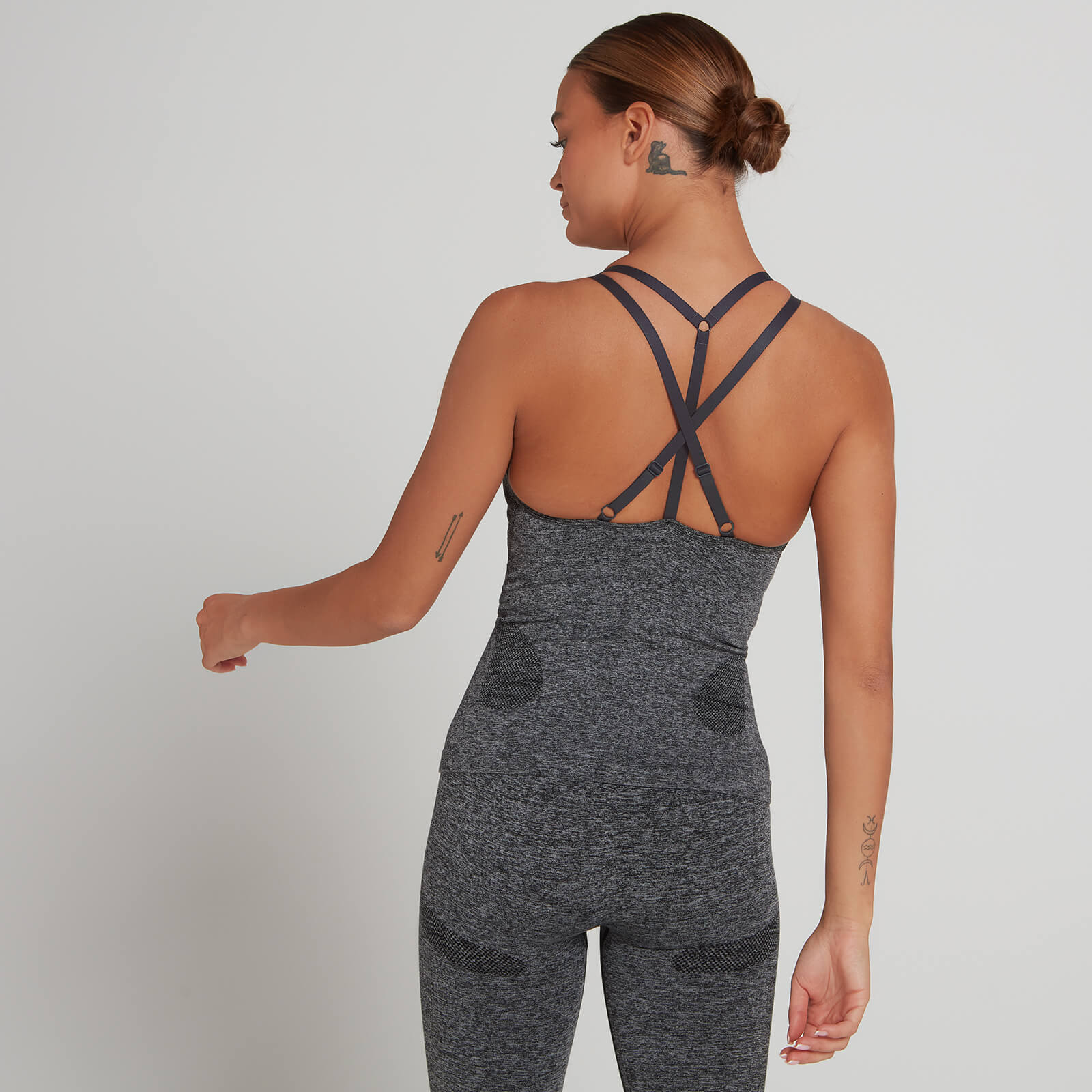 Débardeur sans coutures MP Dynamic Training pour femmes – Noir délavé