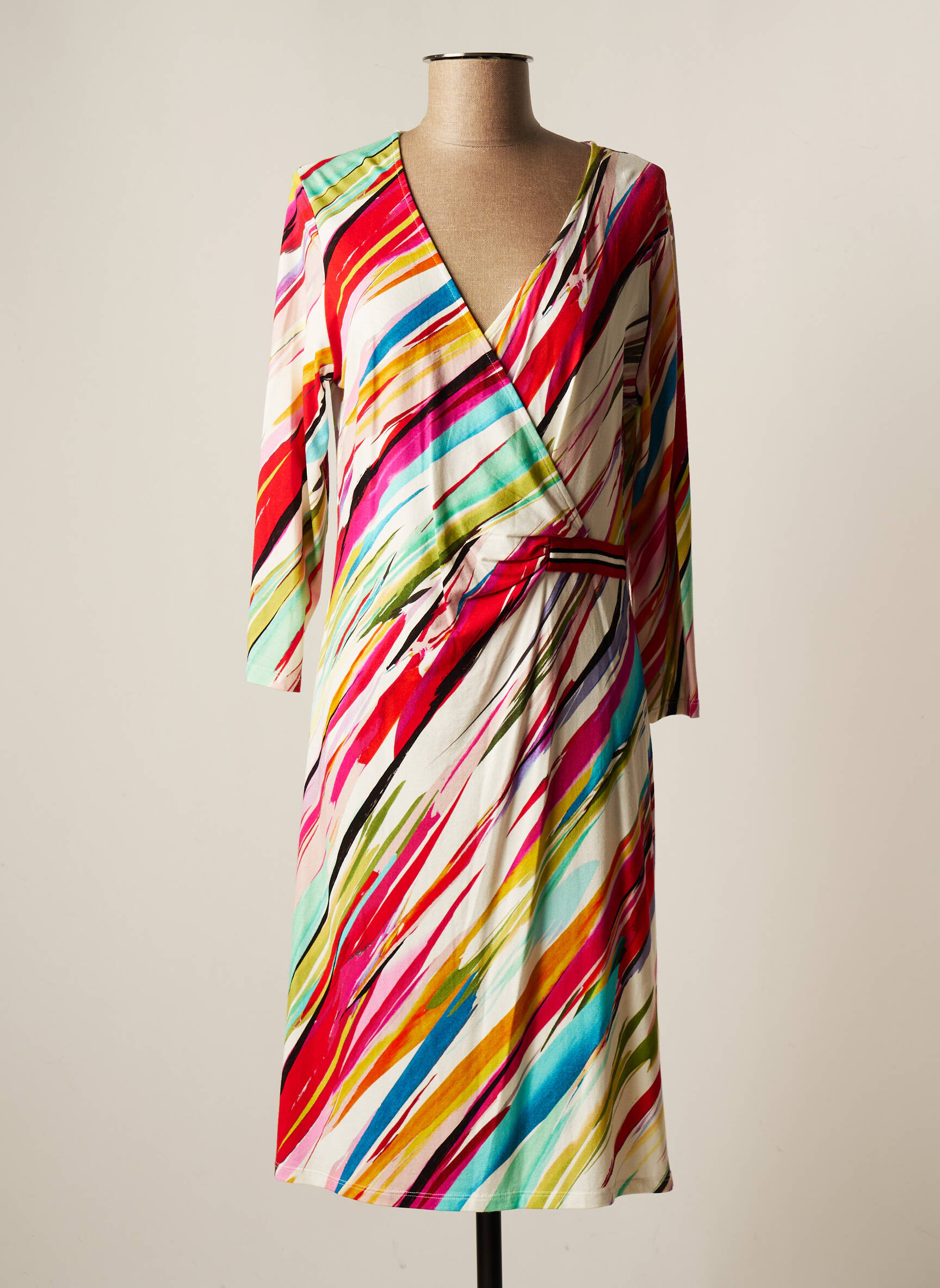 Julie Guerlande Robes Mi Longues Femme couleur rouge