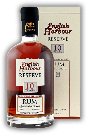 English Harbour Reserve Aged 10 Years English Harbour Reserve Aged 10 Years Ausdrucksstark und mit langem Nachklang. Anteile dieses Rums reiften bis zu 25 Jahre. Alter 10 J. - 0,7	 Liter - Vol 40%