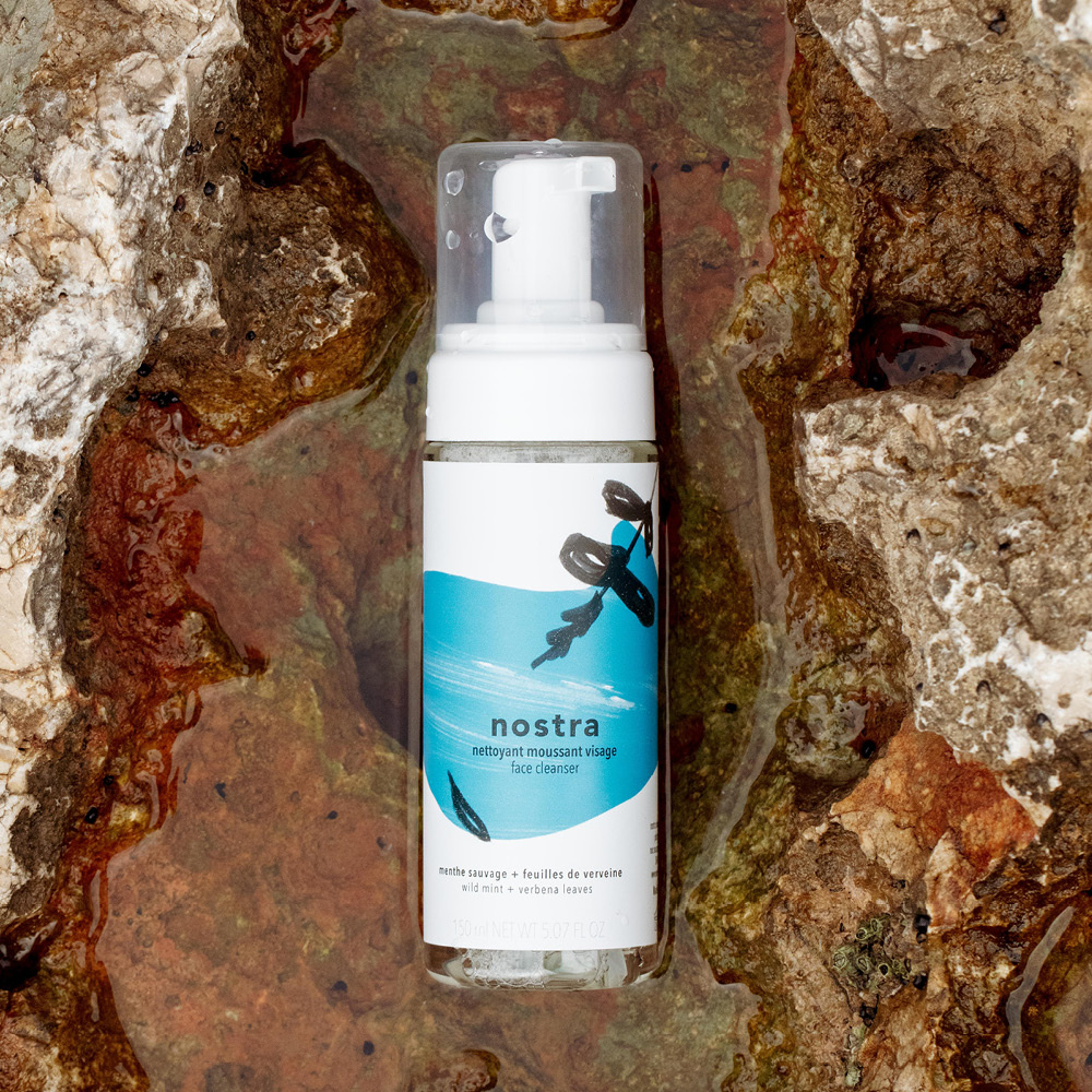 Nostra Nettoyant Moussant Visage Menthe Sauvage & Feuilles de Verveine Nettoyant moussant visage