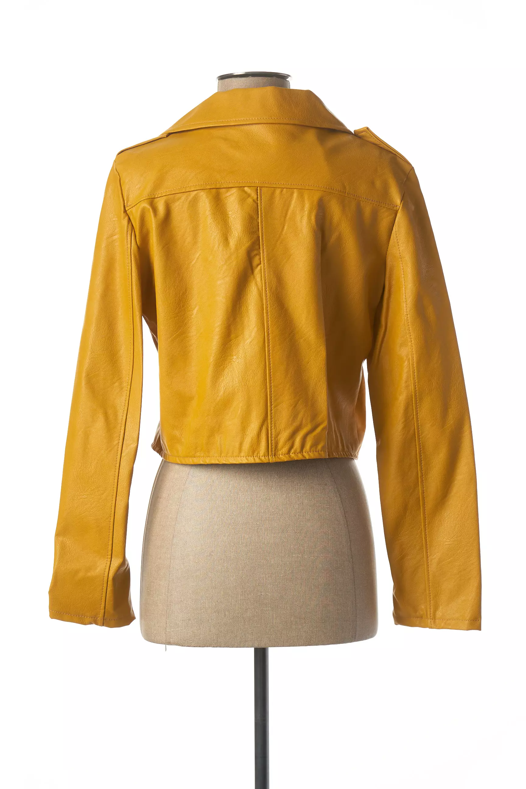 Minsk Vestesimilicuir Femme couleur jaune