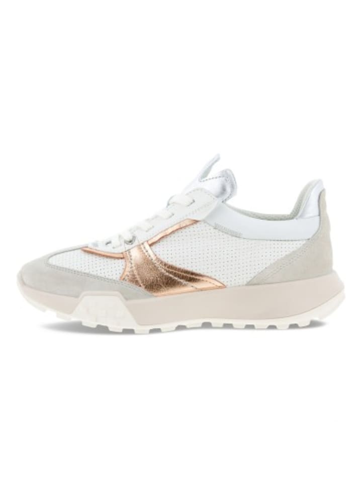 Ecco Trainer Retro in Weiß günstig kaufen