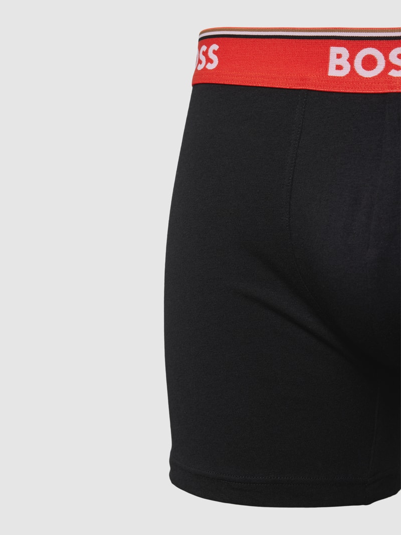 Trunks in Two-Tone-Machart im 3er-Pack in schwarz