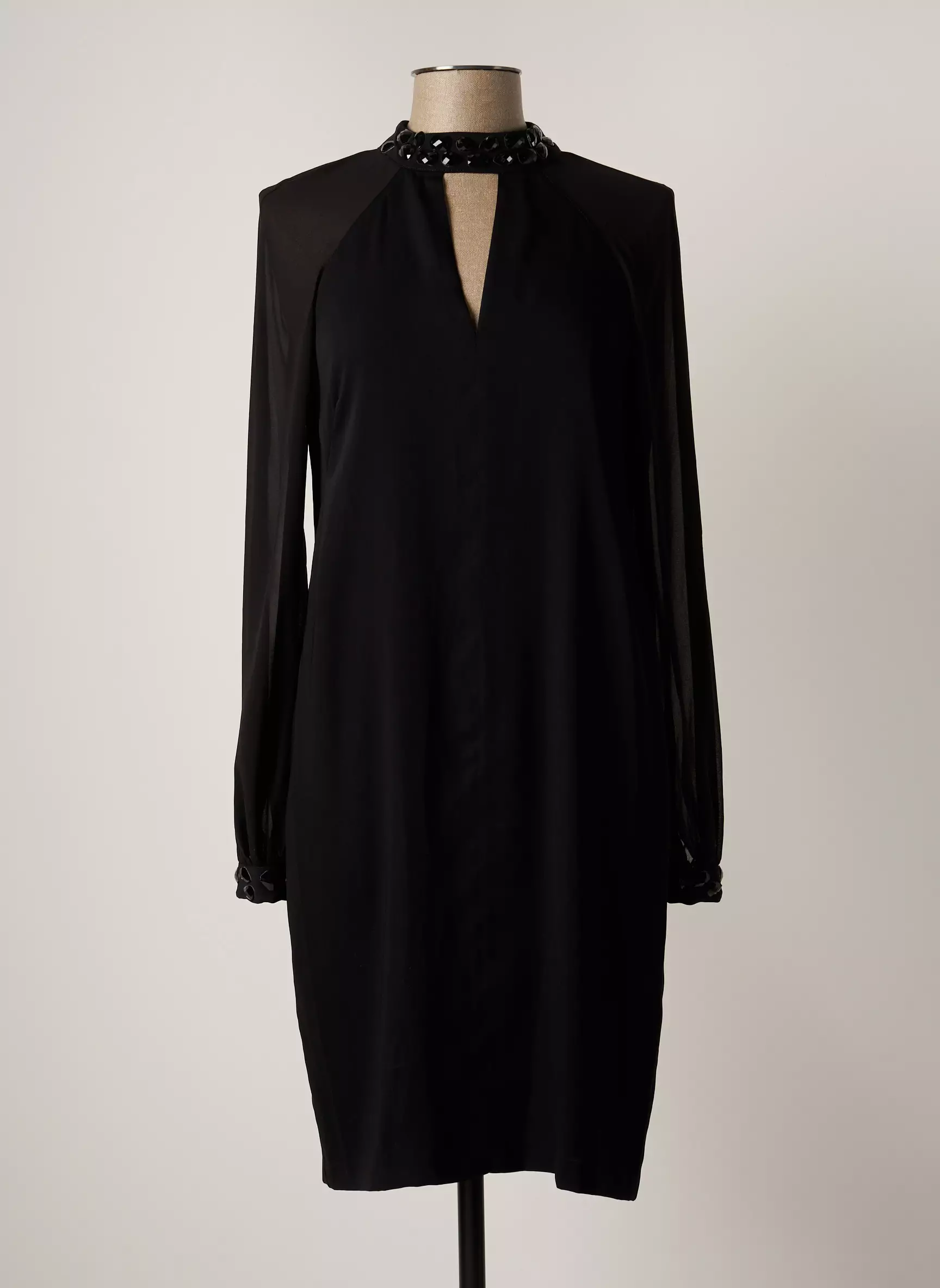 Trussardi Jeans Robes Mi Longues Femme couleur noir