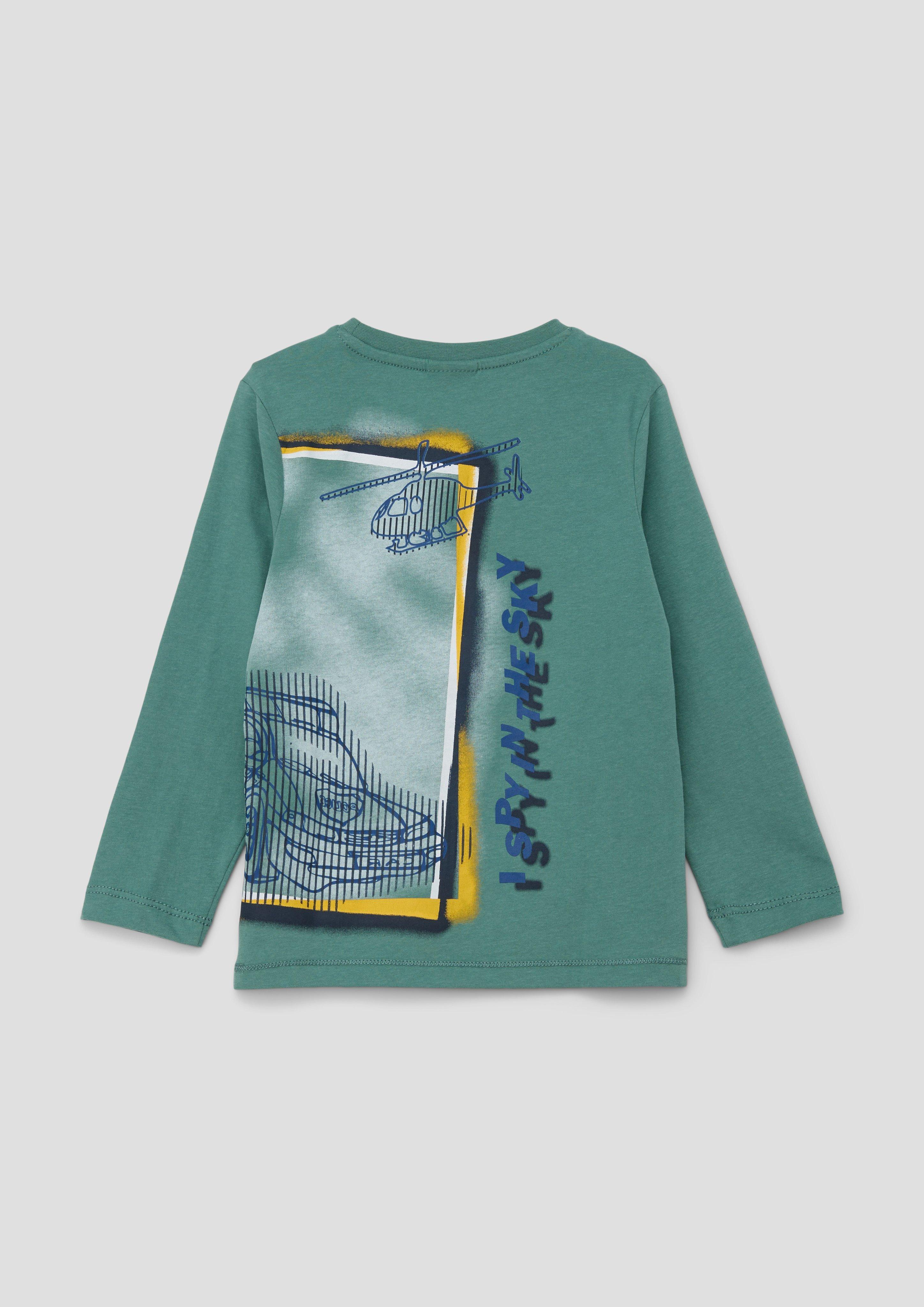 Longsleeve mit umlaufendem Print  2134227-6576