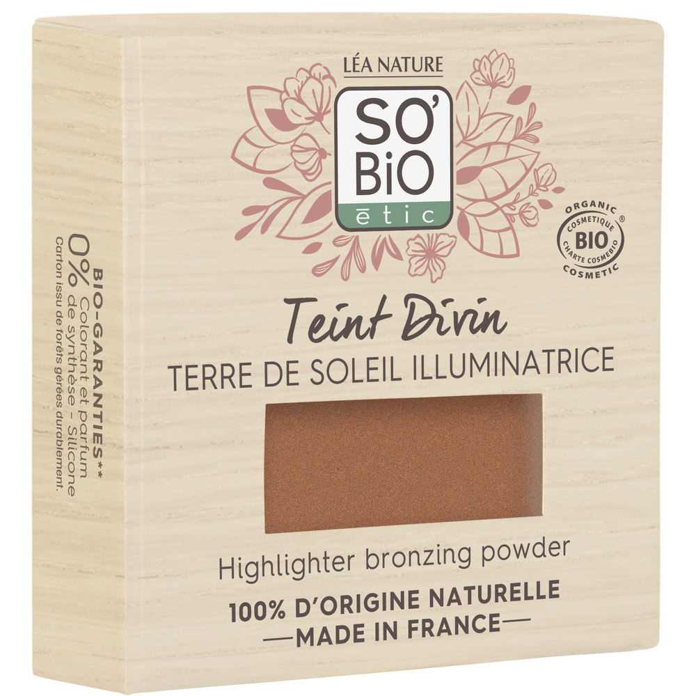 LÉA NATURE SO BiO étic Terre de soleil illuminatrice, Teint Divin - 15 Doré medium Terre de soleil