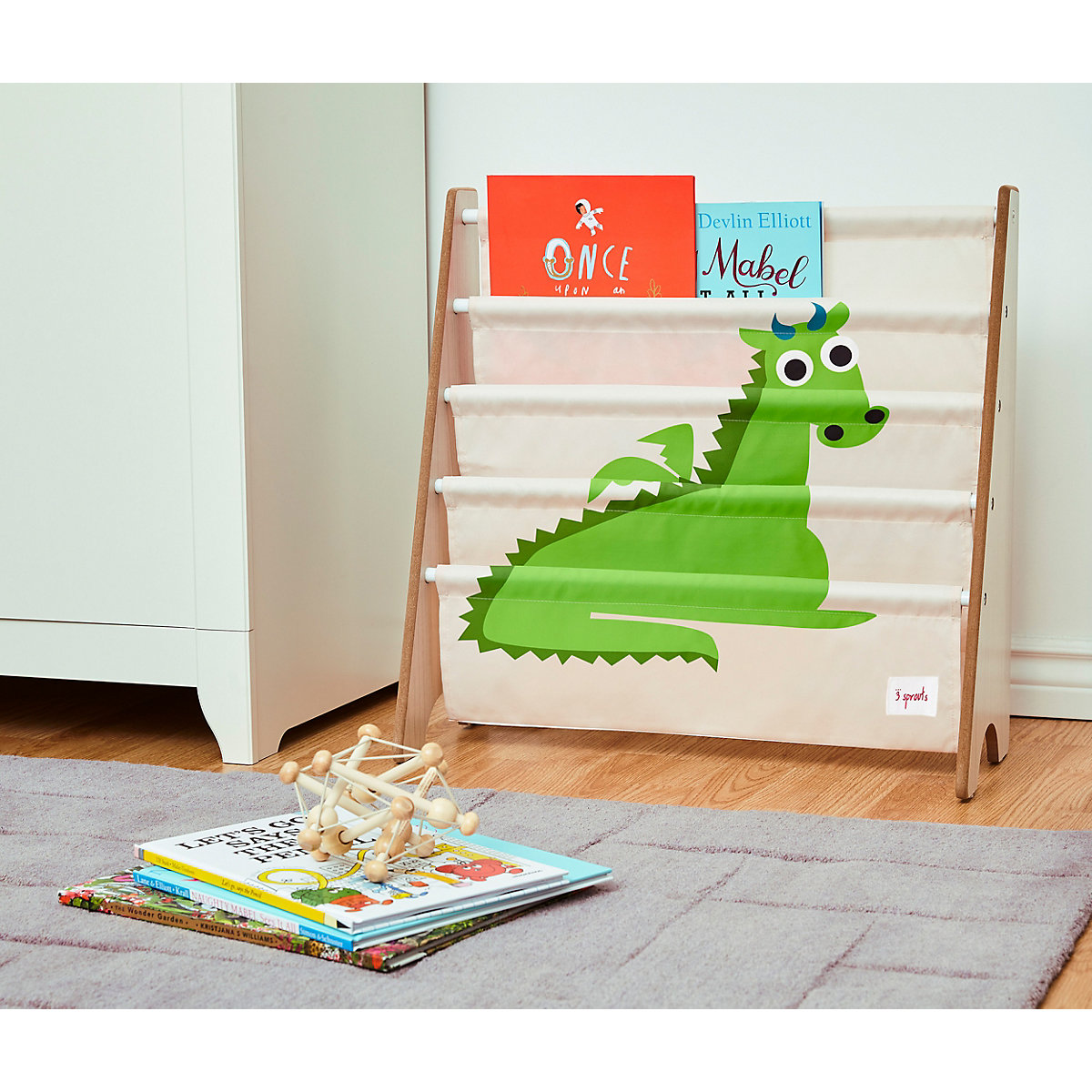 Bücherregal Drache, 60 x 63 cm