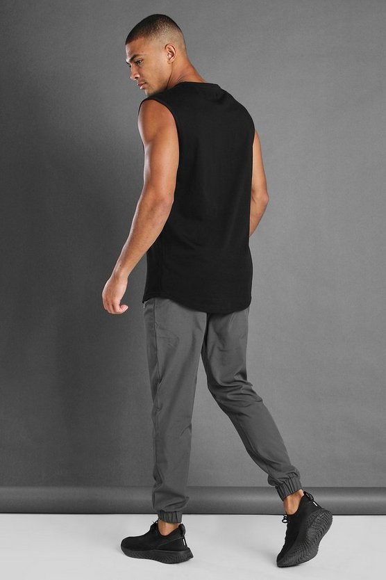 Schmale Man Active Jogginghose mit Man-Bund