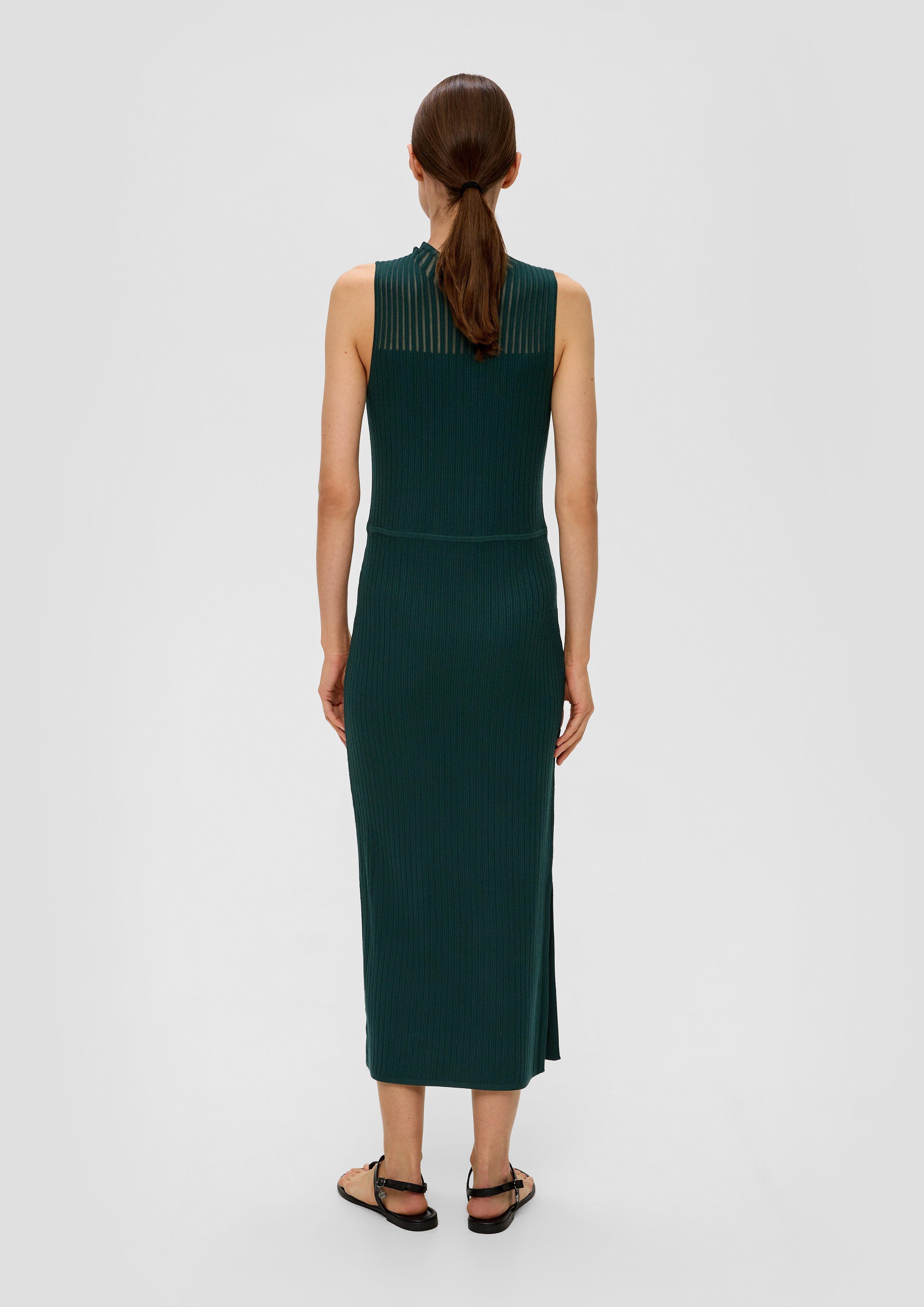 Rippstrick-Midikleid aus Viskosemix  2135859-7889