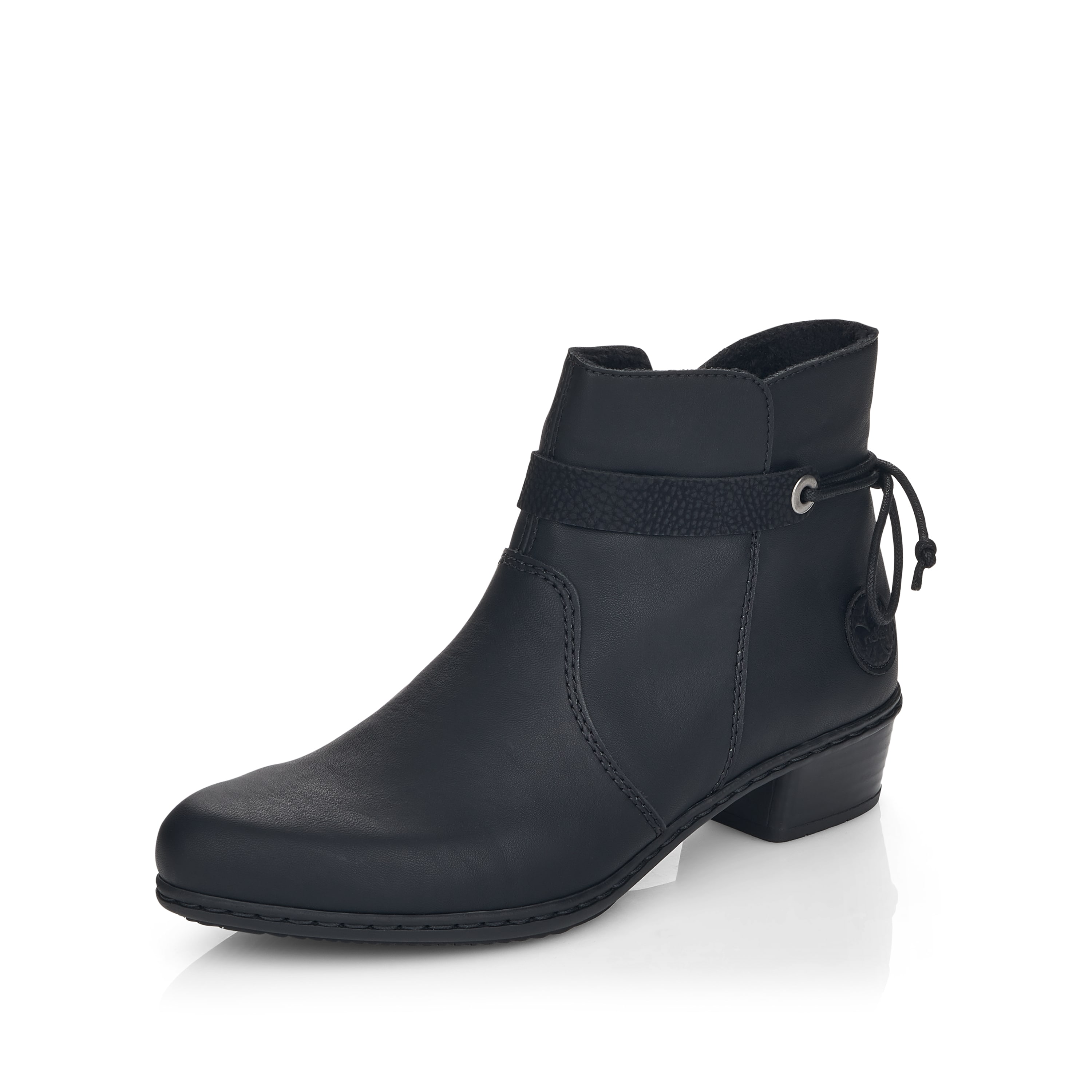 Rieker Damen Stiefeletten tiefschwarz
