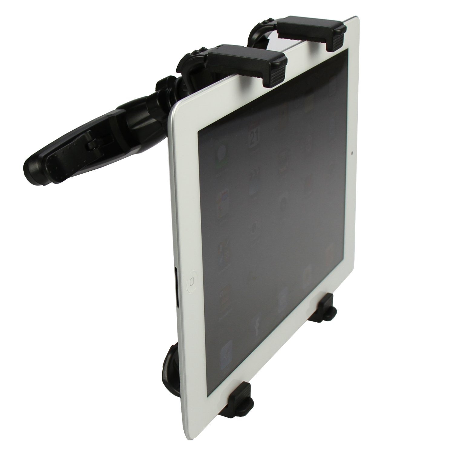 Cartrend Universal Auto Rücksitz Halter Kopfstütze Tablet-Halterung, (Halterung KFZ PKW, 360° drehbar, verstellbar von 7