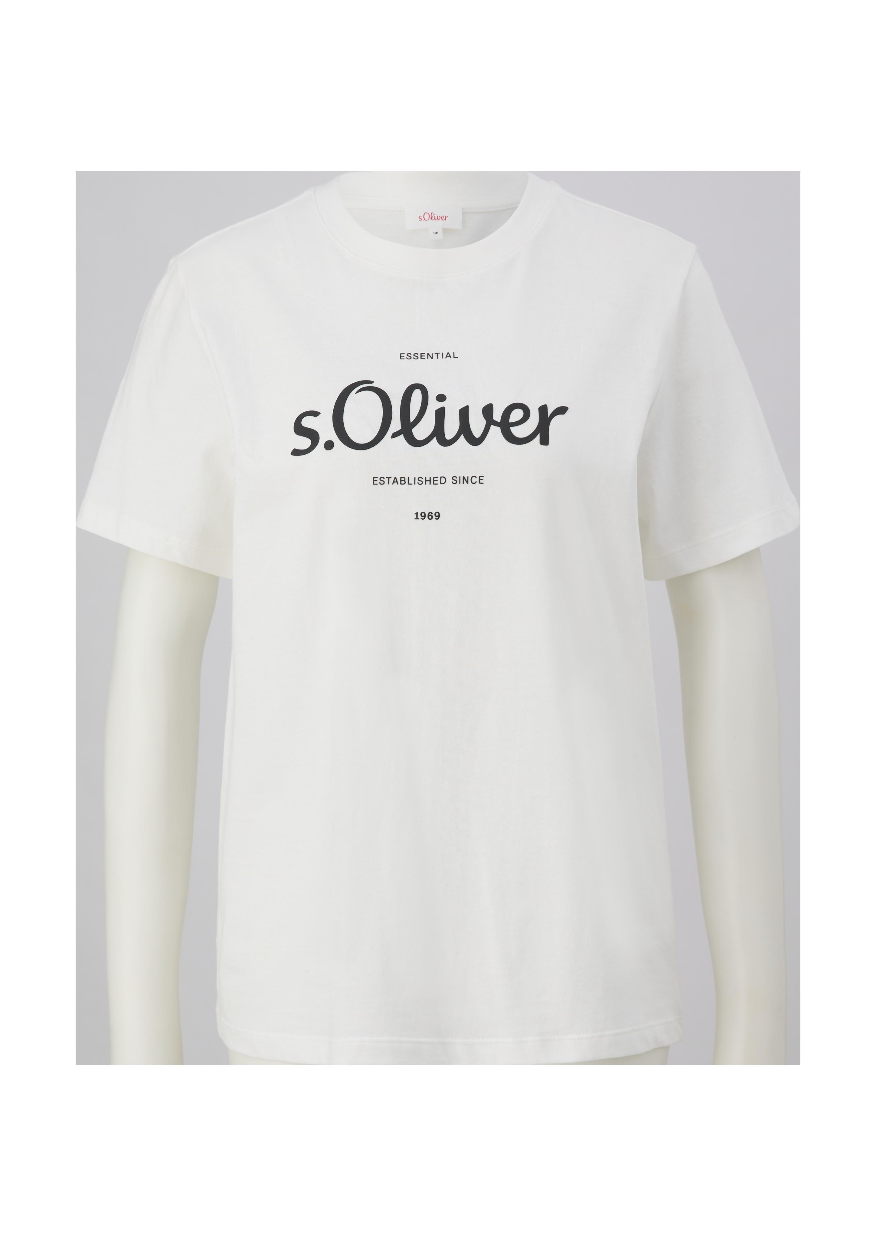T-Shirt mit Label-Print  2136463-02D0