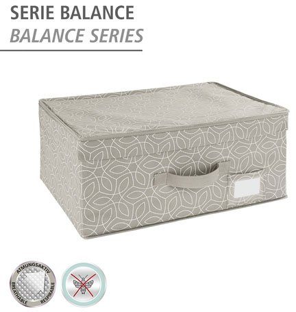 WENKO Organizer Balance, Aufbewahrungsbox, atmungsaktives, strapazierfähiges Vlies-Material